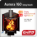 Дровяная печь для бани Grill'D Aurora 160 Long