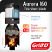 Дровяная печь для бани Grill'D Aurora 160A TRIO Short