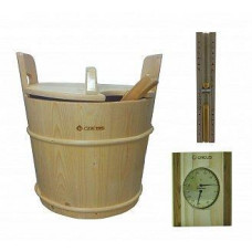 Комплект песочные часы, термогигрометр , запарник для бани и сауны