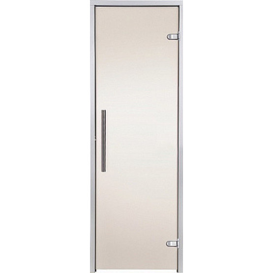 Стеклянная дверь для хамама GREUS Premium 70/200 бронза матовая