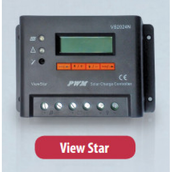 Программируемый фотоэлектрический контроллер заряда ViewStar VS3048N (30А, 12/24/48Vauto, PWM)