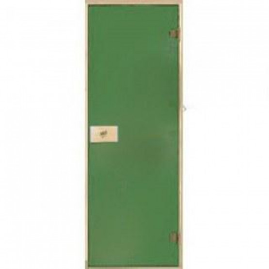 Стеклянные двери для сауны и бани Pal 80x200 (зеленый)