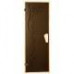 Стеклянная дверь для сауны Tesli Graphic 1900 х 700