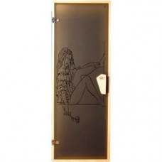 Стеклянная дверь для сауны Tesli Мечта 1900 х 700