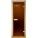 Стеклянная дверь для сауны Украина 80х200 матовая бронза
