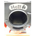 Печь Hott (хотт) с варочной поверхностью с большим стеклом, кожухом и подставкой «04» -35 кВт-1000 м3