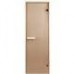 Стеклянная дверь для сауны INTERCOM 80х200 бронза