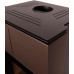 Печь-камин Aquaflam Vario Saporo коричневый бархат