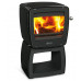 Чугунная печь Dovre Vintage 35 WB/E10 эмаль черный глянец  - 7 кВт
