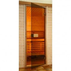 Стеклянные двери Saunax Classic 59x189 (бронза)