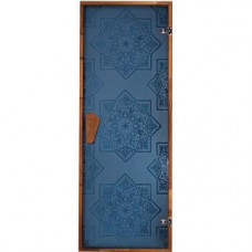 Стеклянная дверь для хаммама Tesli 