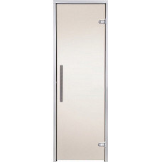Стеклянная дверь для хамама GREUS Premium 70/190 бронза матовая