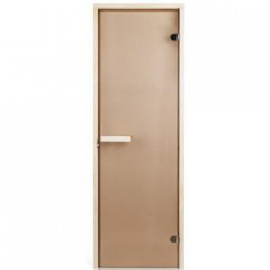 Стеклянная дверь для сауны INTERCOM 70х190 бронза