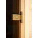 Стеклянная дверь для бани и сауны  Saunax Classic прозрачная бронза 60/190
