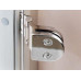 Стеклянная дверь для бани и сауны  GREUS Classic прозрачная бронза 80/200 липа