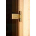 Стеклянная дверь для бани и сауны  Saunax Classic матовая бронза 80/200